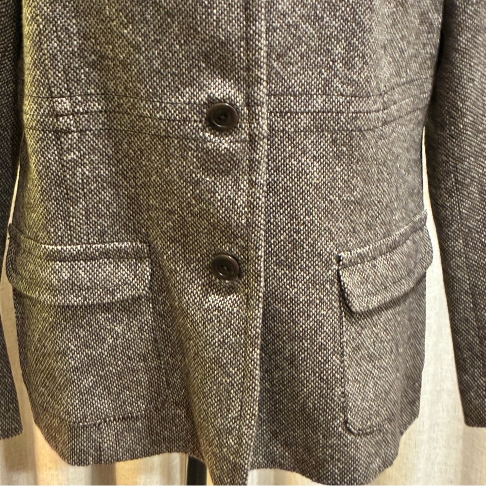 🧥 Heritage Pendleton Tweed Blazer Vintage Brown Tailored Jacket USA Fabric 18 - Picture 5 of 11